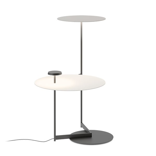 【VIBIA】 スペイン・デザイン照明「Flat」フロアライト　ホワイト／グリーン（W640×D760×H900mm）