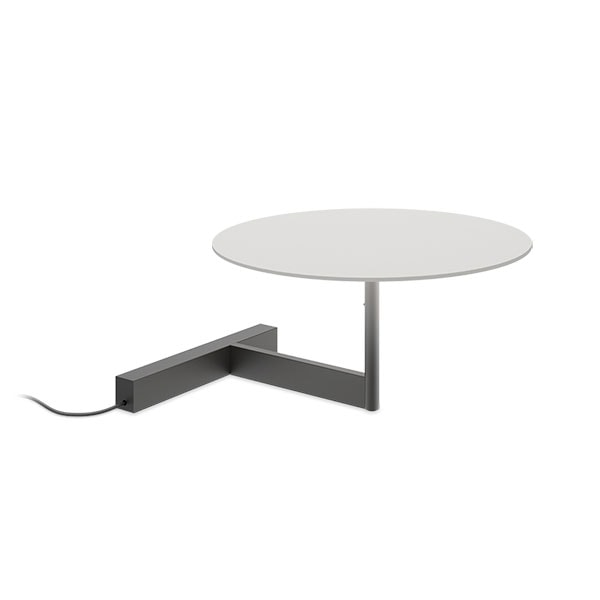 【VIBIA】 スペイン・デザイン照明「Flat」フロアライト　ホワイト／グリーン（φ300×D350×H160mm）