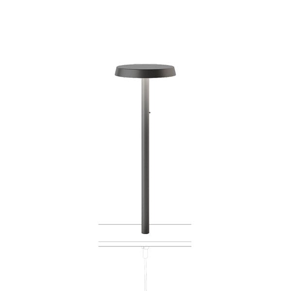 【VIBIA】 スペイン・デザイン照明「Flat」フロアライト　全3色（φ110×H340mm）
