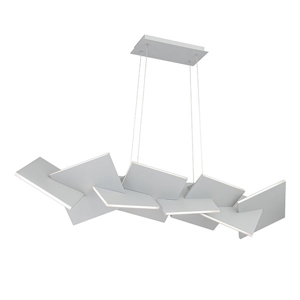 【Modern Forms】アメリカ・デザイン照明　シーリングペンダントライト「Konstruct」チタン（W1220×H255×D241mm）