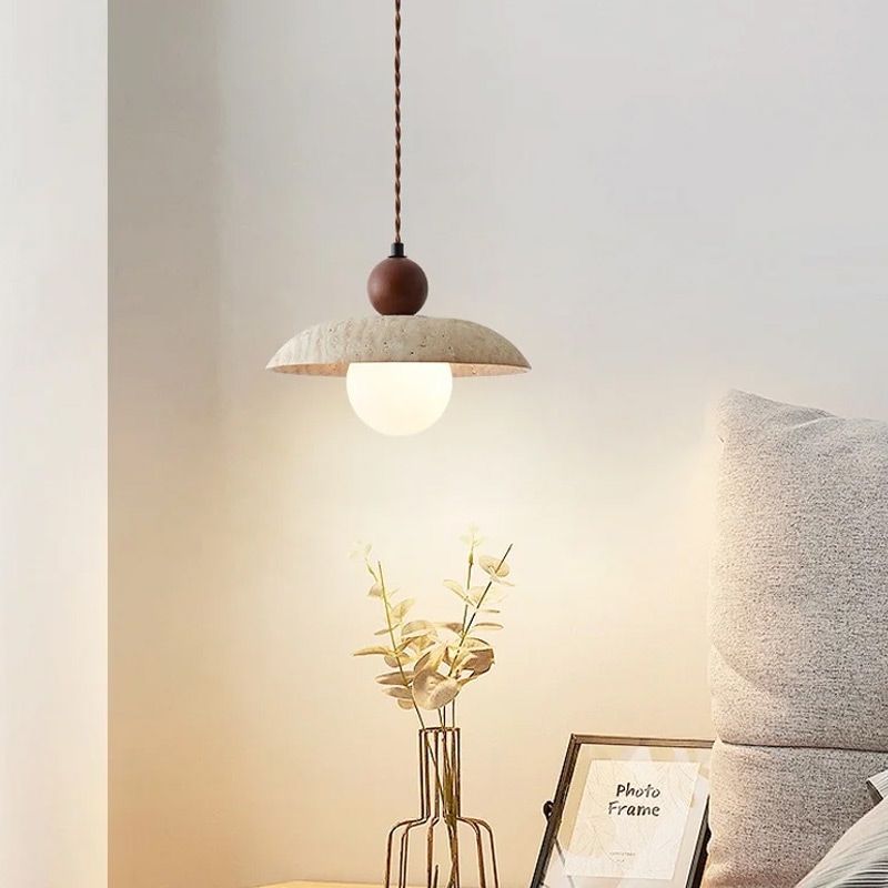 【リーズナブル】デザイン照明 モダンペンダントライト ナチュラル（φ250mm）