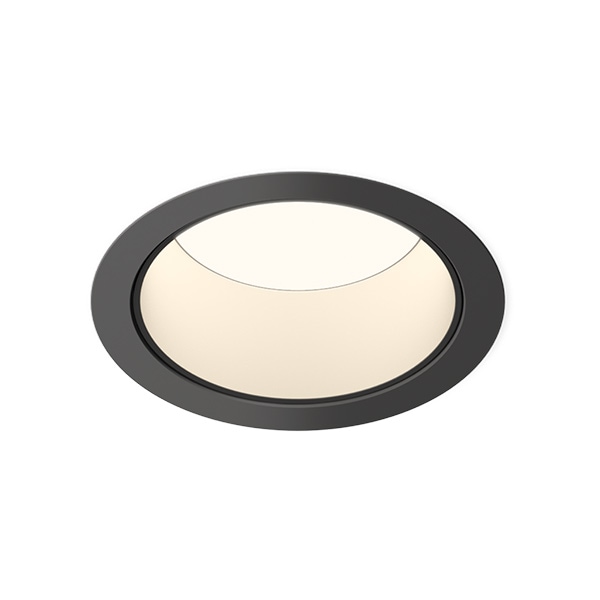 【VIBIA】 スペイン・デザイン照明「Bind solo」アクセントダウンライト　ブラック／ベージュ（φ40×H54.5mm）