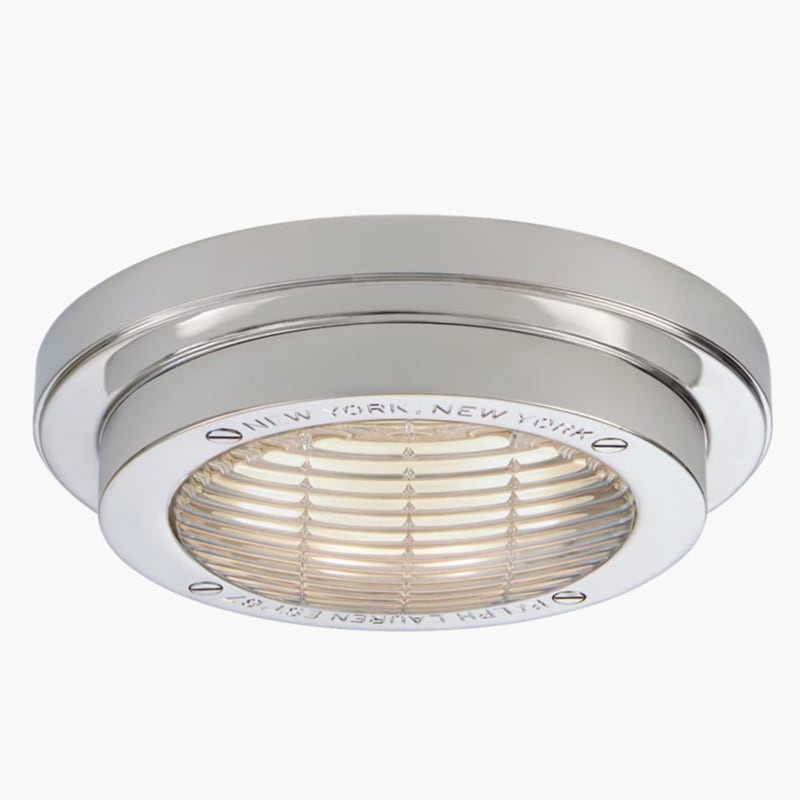 【Visual Comfort】アメリカ・デザイン照明 LEDシーリング照明「Grant」クローム（φ150×H40mm）