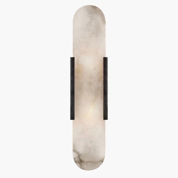 【Visual Comfort】アメリカ・ウォールライト「Melange Elongated Sconce」2灯 ブロンズ（W102×D76×H508mm）