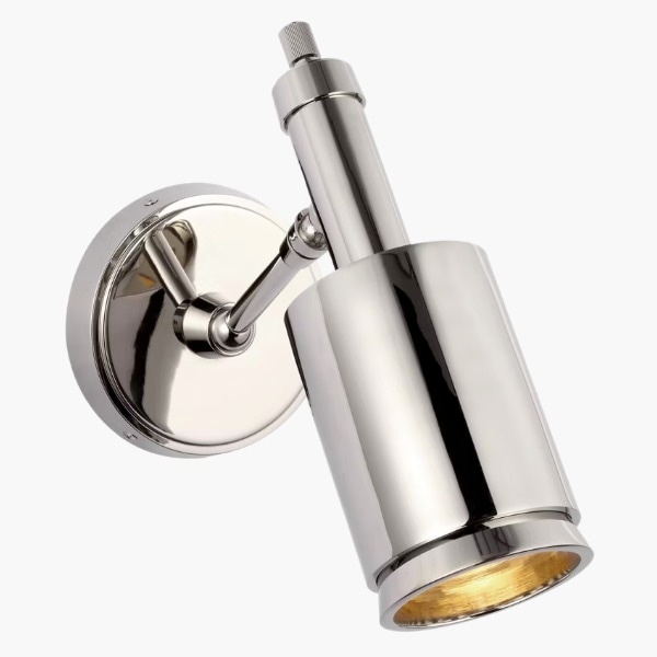 【Visual Comfort】アメリカ・ウォールライト「Anders Small Articulating Wall Light」1灯 シルバー（W127×D203×H254mm）