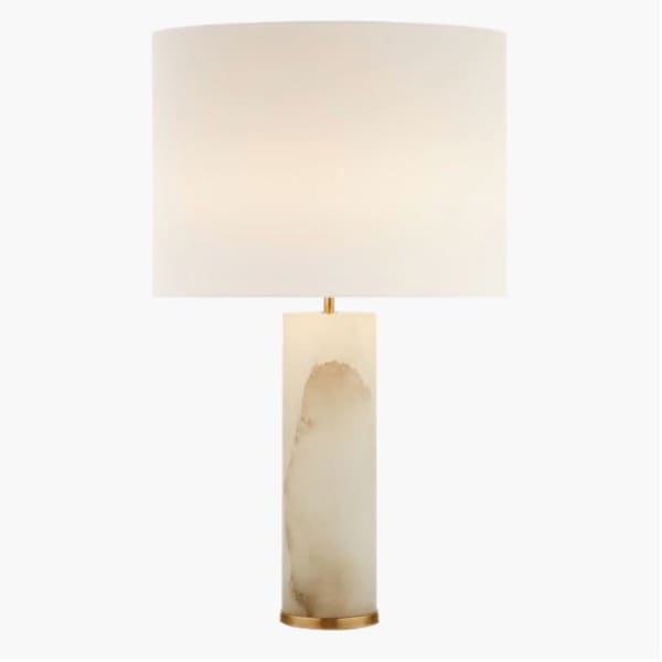 【Visual Comfort】テーブルライト 2灯「Lineham Table Lamp」アラバスター (W457×H737mm)