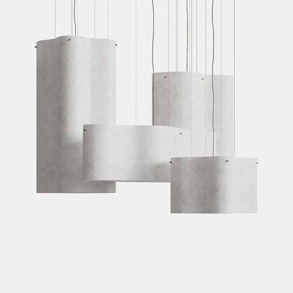 【BAXTER】イタリア・デザイン照明「Nuvola Suspension Lamp」ペンダントライト（W650／700／1330mm）