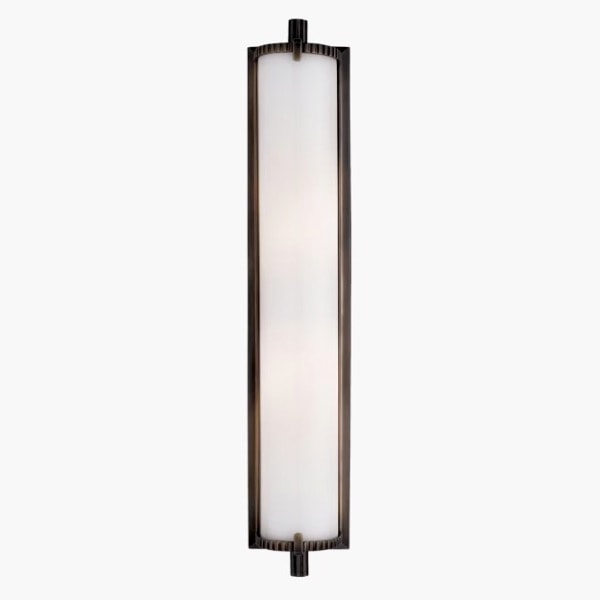 【Visual Comfort】アメリカ・ウォールライト「Calliope Tall Bath Light」2灯 ブロンズ（W102×D102×H508mm）