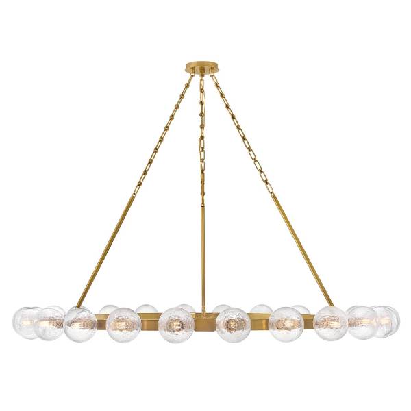 【HINKLEY】LEDフープ型シャンデリアライト「Coco」24灯（Φ1518×H1093mm）