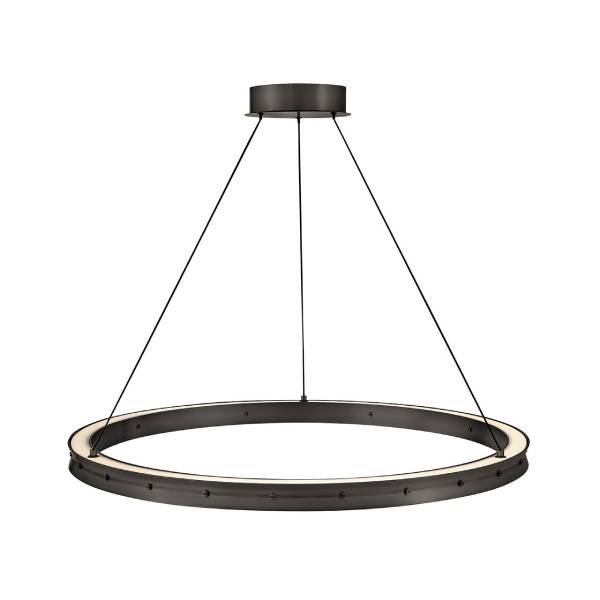 【HINKLEY】LEDフープ型シャンデリアライト「Althea」（Φ966×H801-2540mm）