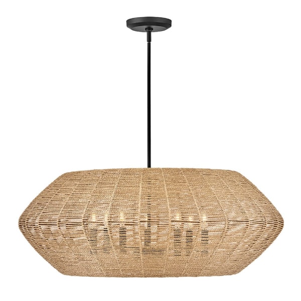 【HINKLEY】LEDコンバーチブルシャンデリアライト「Luca」7灯（W966×H369-1226mm）