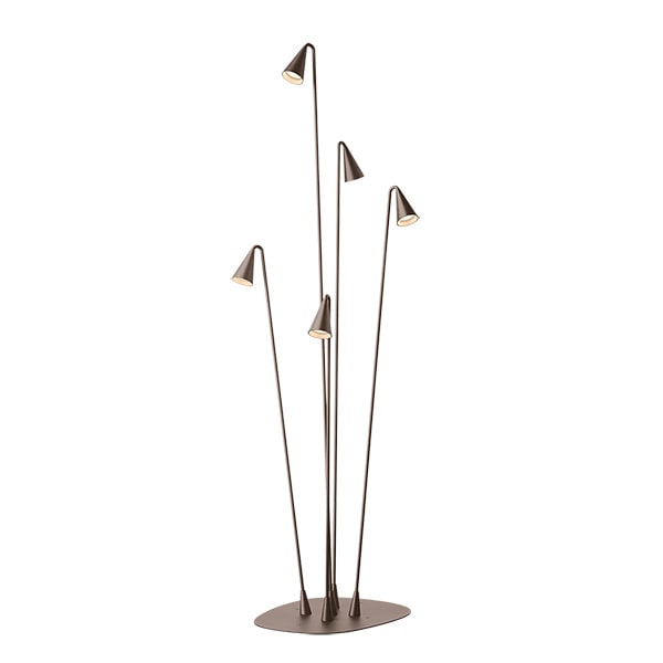 【VIBIA】スペイン・デザイン照明「Brisa」アウトドアライト　ブラウン／カーキ（W300×D275×H1000mm）