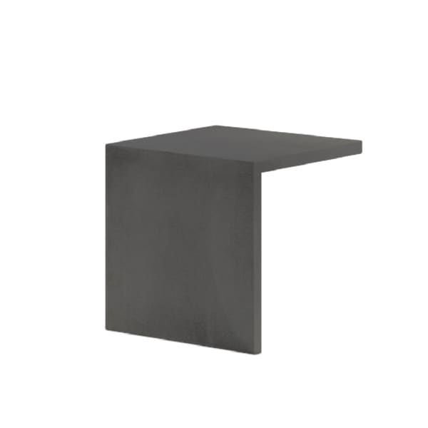 【VIBIA】スペイン・デザイン照明「Empty」アウトドアライト　ブラック／グレー（W450×D450×H450mm）