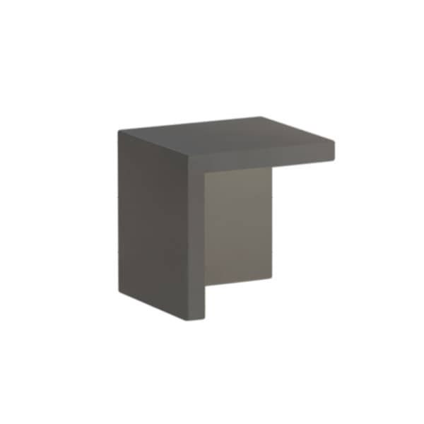 【VIBIA】スペイン・デザイン照明「Empty」アウトドアライト　ブラック／グレー（W250×D250×H250mm）