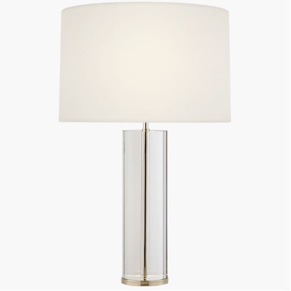 【Visual Comfort】テーブルライト（コードレス） LED「Lineham Cordless Table Lamp」クリスタル・シルバー (W457×H737mm)
