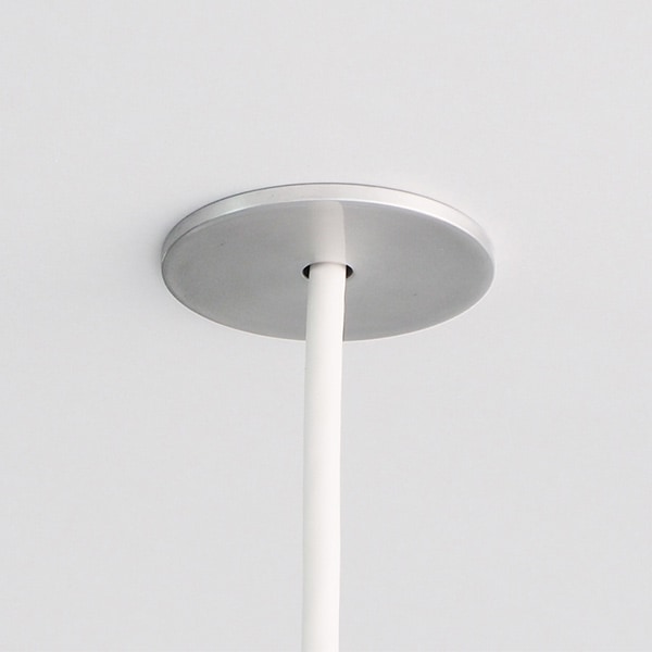 【国内メーカー】デザイン照明「muni」照明部材・フラットマウント　シルバー（φ55×H11mm）