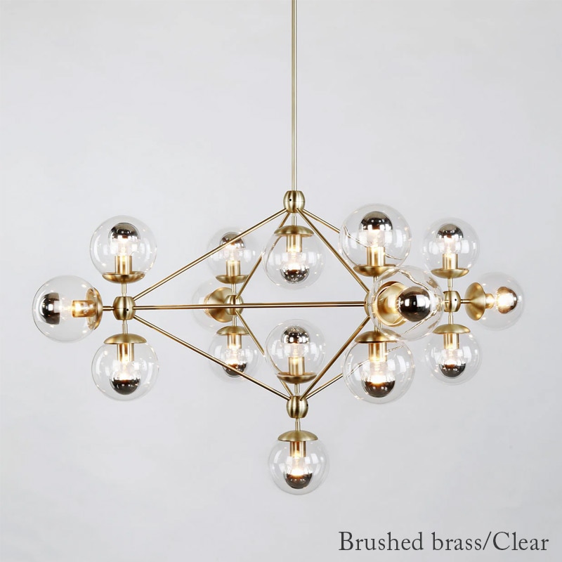 【Roll & Hill】アメリカ・デザイン照明 「Modo」シャンデリアライト 10灯 全4色（W1070×D1070×H810mm）