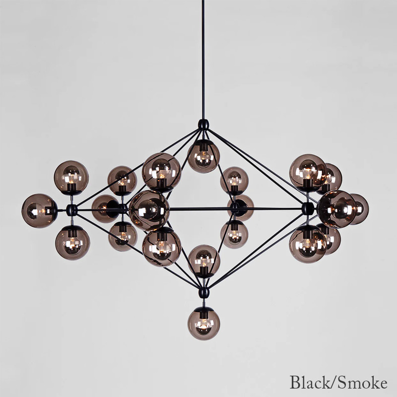 【Roll & Hill】アメリカ・デザイン照明 「Modo」シャンデリアライト 21灯 全4色（W1730×D1730×H1070mm）