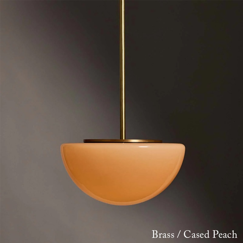 【Roll & Hill】アメリカ・デザイン照明 「Pearl」LEDペンダントライト 1灯 全4色（φ279×H150mm）
