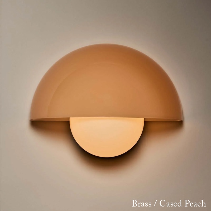 【Roll & Hill】アメリカ・デザイン照明 「Pearl」LEDウォールライト 1灯 全4色（W279×D150×H206mm）