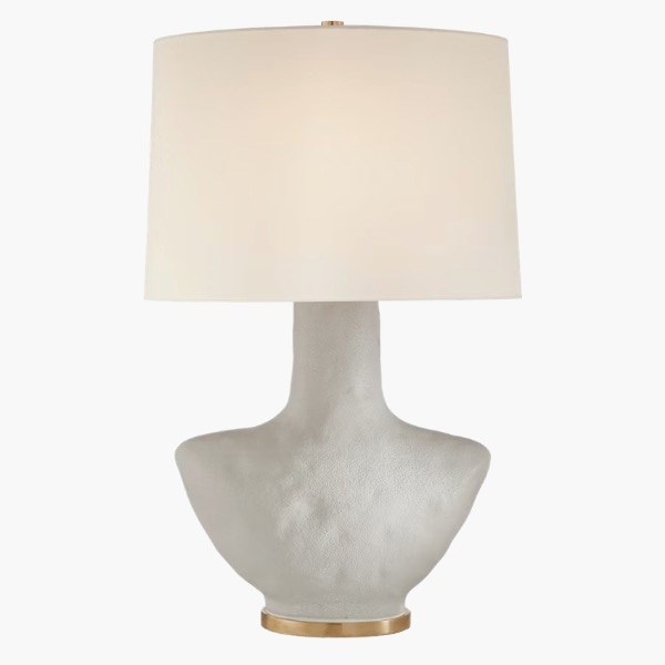 【Visual Comfort】テーブルライト 1灯「Armato Small Table Lamp」ホワイト・ホワイト (W432×H711mm)