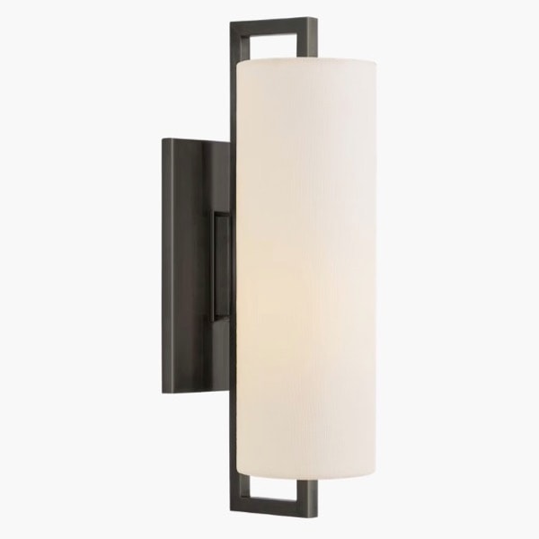 【Visual Comfort】アメリカ・ウォールライト「Bowen Medium Sconce」1灯 ブロンズ（W102×D152×H406mm）