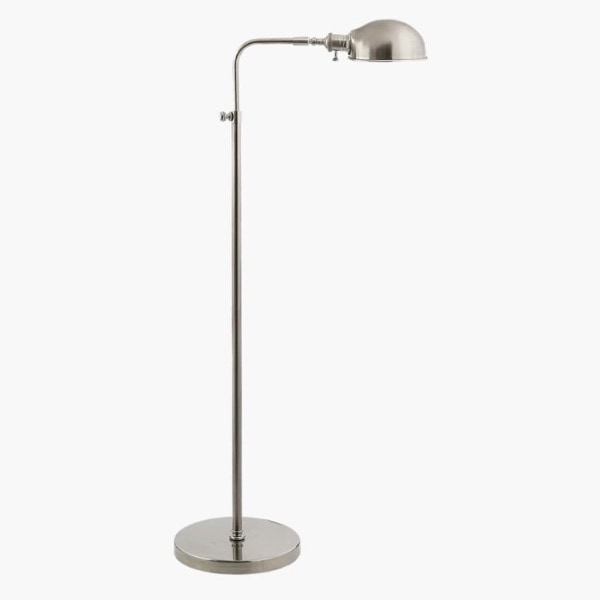 【Visual Comfort】アメリカ・フロアライト「Old Pharmacy Floor Lamp」1灯　シルバー (W254×D508×H914〜1372mm)