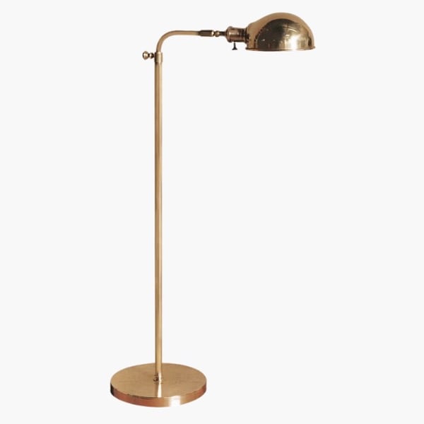 【Visual Comfort】アメリカ・フロアライト「Old Pharmacy Floor Lamp」1灯　ゴールド (W254×D508×H914〜1372mm)