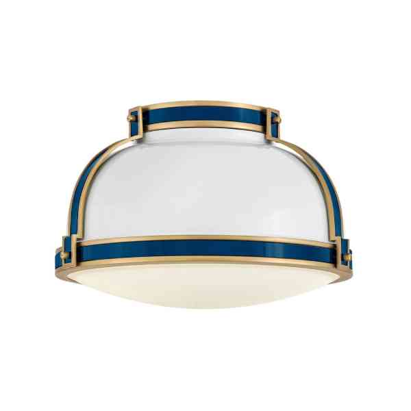 【HINKLEY】LEDシーリングライト「Barton」2灯（W362×H216mm）