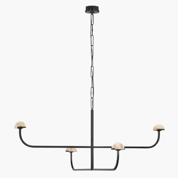 【Visual Comfort】アメリカ・デザイン照明 シャンデリア「Pedra Two Tier Shallow Chandelier」LED・ブロンズ（W1372×H610mm）