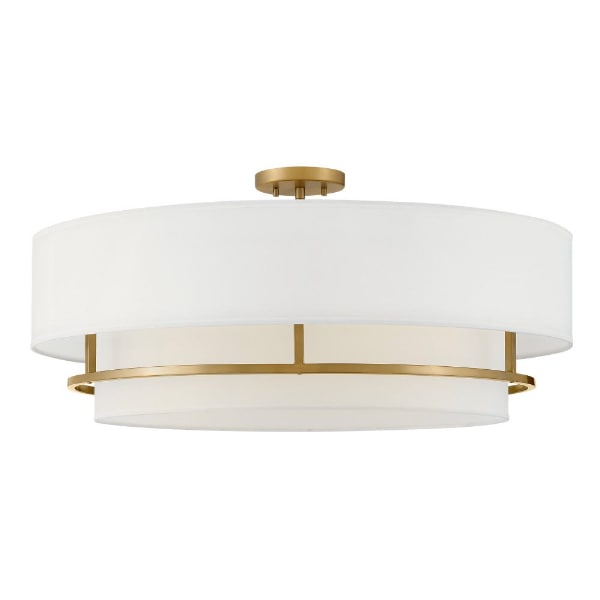 【HINKLEY】LEDコンバーチブルシーリングライト「Graham」4灯（W762×H356-1188mm）