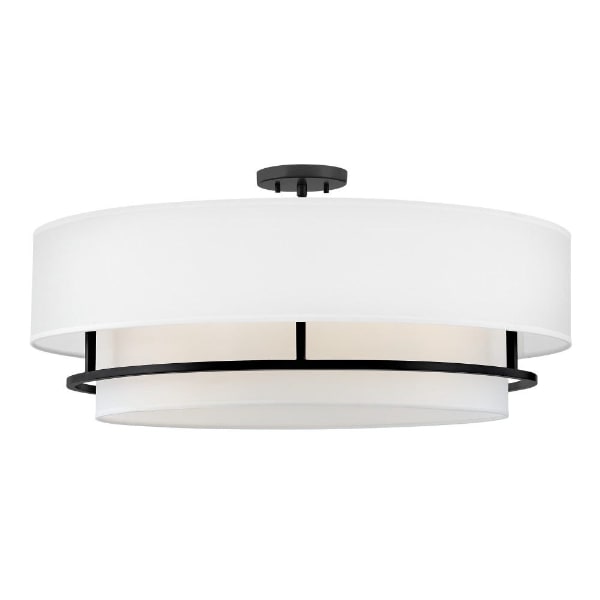 【HINKLEY】LEDコンバーチブルシーリングライト「Graham」4灯（W762×H356-1188mm）