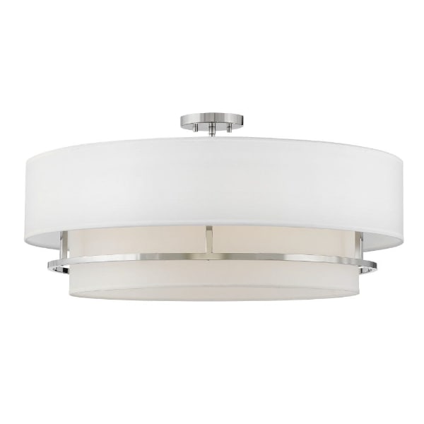 【HINKLEY】LEDコンバーチブルシーリングライト「Graham」4灯（W762×H356-1188mm）