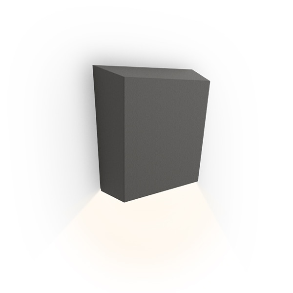 【VIBIA】スペイン・デザイン照明「Break plus」アウトドアウォールライト　全4色（W120×D60×H140mm）