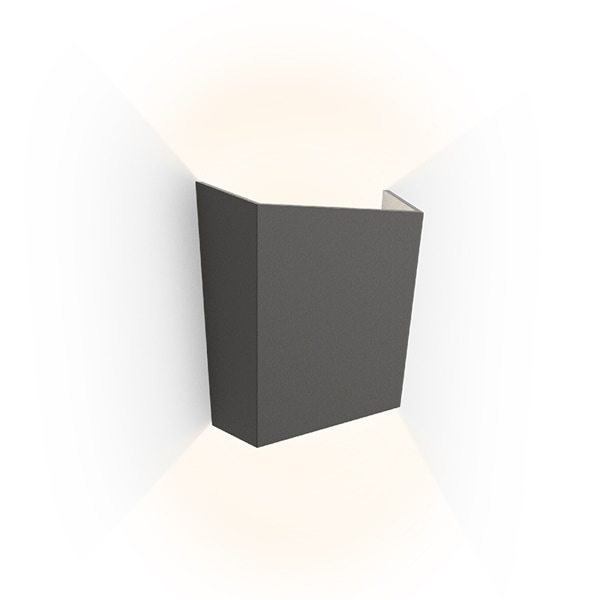 【VIBIA】スペイン・デザイン照明「Break plus」アウトドアウォールライト　全4色（W120×D60×H140mm）