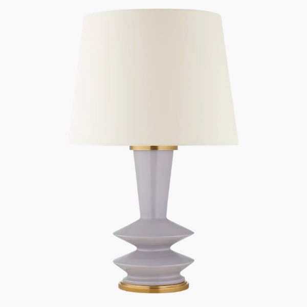 【Visual Comfort】テーブルライト 1灯「Whittaker Medium Table Lamp」パープル (W406×H762mm)