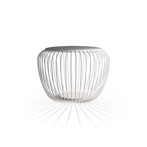 【VIBIA】スペイン・デザイン照明「Meridiano」アウトドアライト　ホワイト／カーキ（φ640×H460mm）