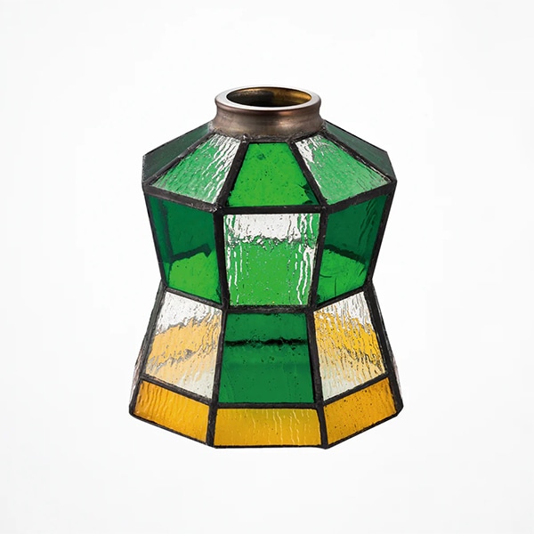 ヘルムシェード「Helm shade」グリーン（φ150×H150mm）