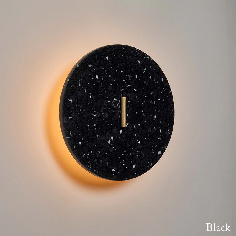 【Roll & Hill】アメリカ・デザイン照明 「Pith-Terrazzo」LEDウォールライト 全4色（W229×D76×H229mm）