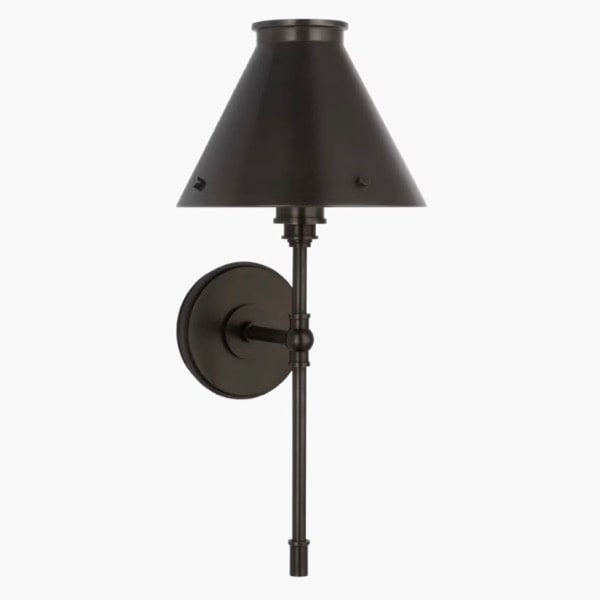 【Visual Comfort】アメリカ・ウォールライト「Parkington Large Tail Sconce」1灯 ブロンズ（W229×D229×H457mm）