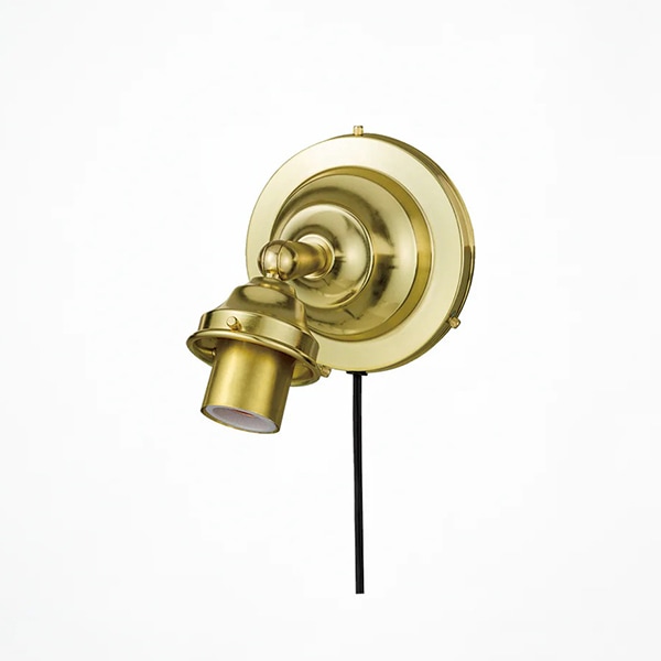 カスタム照明　ベーシックウォールライト　1灯・ゴールド／シルバー／ブロンズ（φ136×D109mm）【業販対象外】