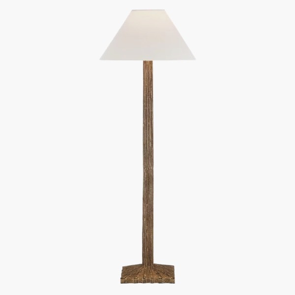 【Visual Comfort】テーブルライト 1灯「Strie Buffet Lamp」ゴールド (W254×H787mm)