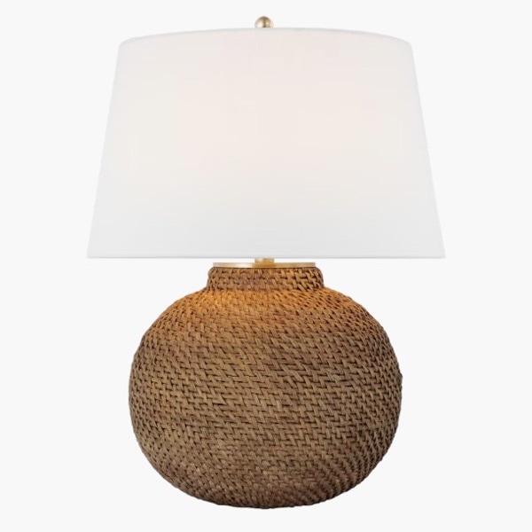 【Visual Comfort】テーブルライト 1灯「Avedon Small Table Lamp」ブラウン (W406×H533mm)