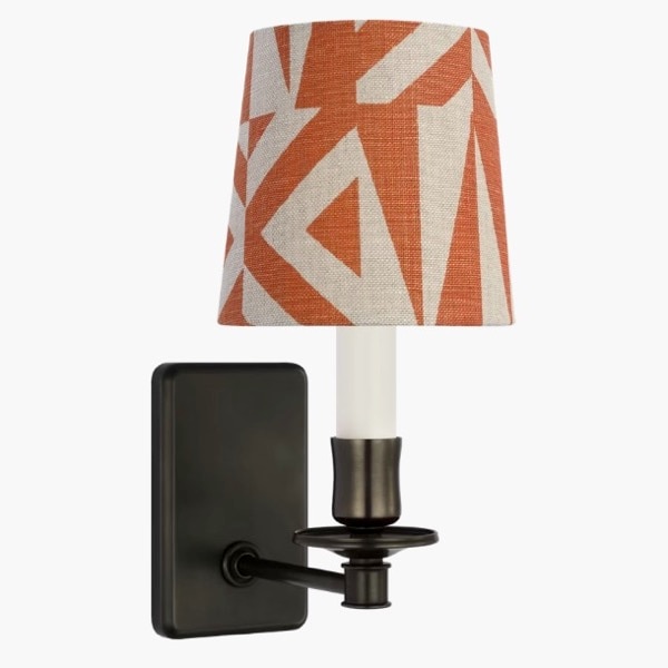 【Visual Comfort】アメリカ・ウォールライト「Tara Small Sconce」1灯 ブロンズ・オレンジ（W127×D178×H254mm）