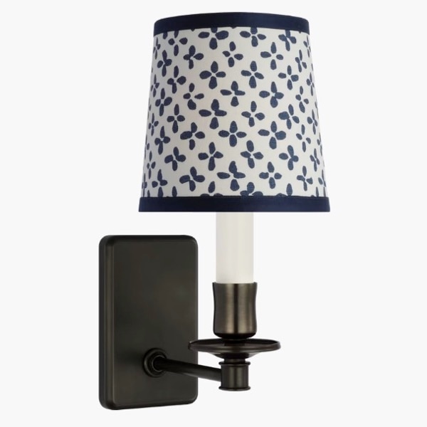 【Visual Comfort】アメリカ・ウォールライト「Tara Small Sconce」1灯 ブロンズ・ブルー（エマーソン）（W127×D178×H254mm）