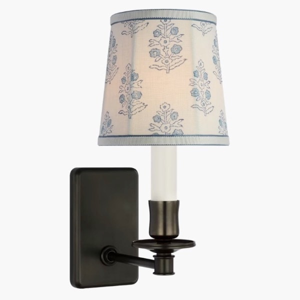 【Visual Comfort】アメリカ・ウォールライト「Tara Small Sconce」1灯 ブロンズ・ブルー（アディティ）（W127×D178×H254mm）