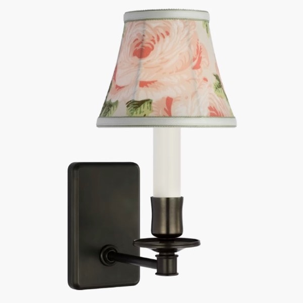 【Visual Comfort】アメリカ・ウォールライト「Tara Small Sconce」1灯 ブロンズ・ピンク（W127×D178×H254mm）
