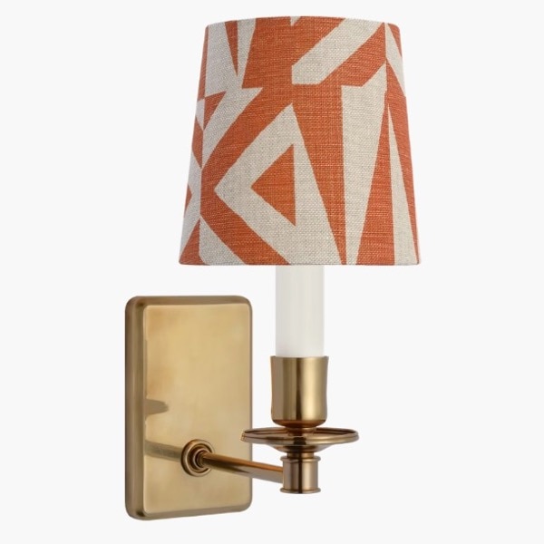 【Visual Comfort】アメリカ・ウォールライト「Tara Small Sconce」1灯 ゴールド・オレンジ（W127×D178×H254mm）