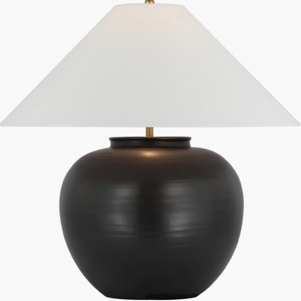 【Visual Comfort】テーブルライト 1灯「Casey Medium Table Lamp」ブラック (W610×H610mm)