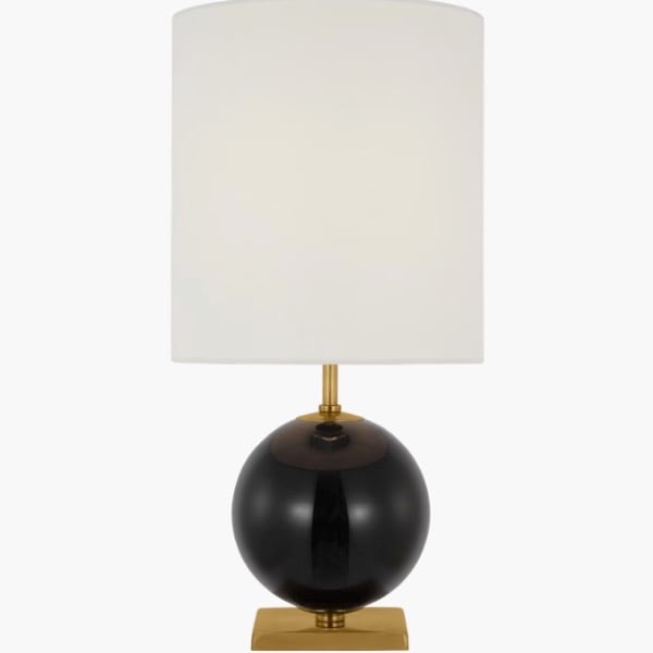 【Visual Comfort】テーブルライト 1灯 「Elsie Small Table Lamp」　ブラック (W254×H508mm)